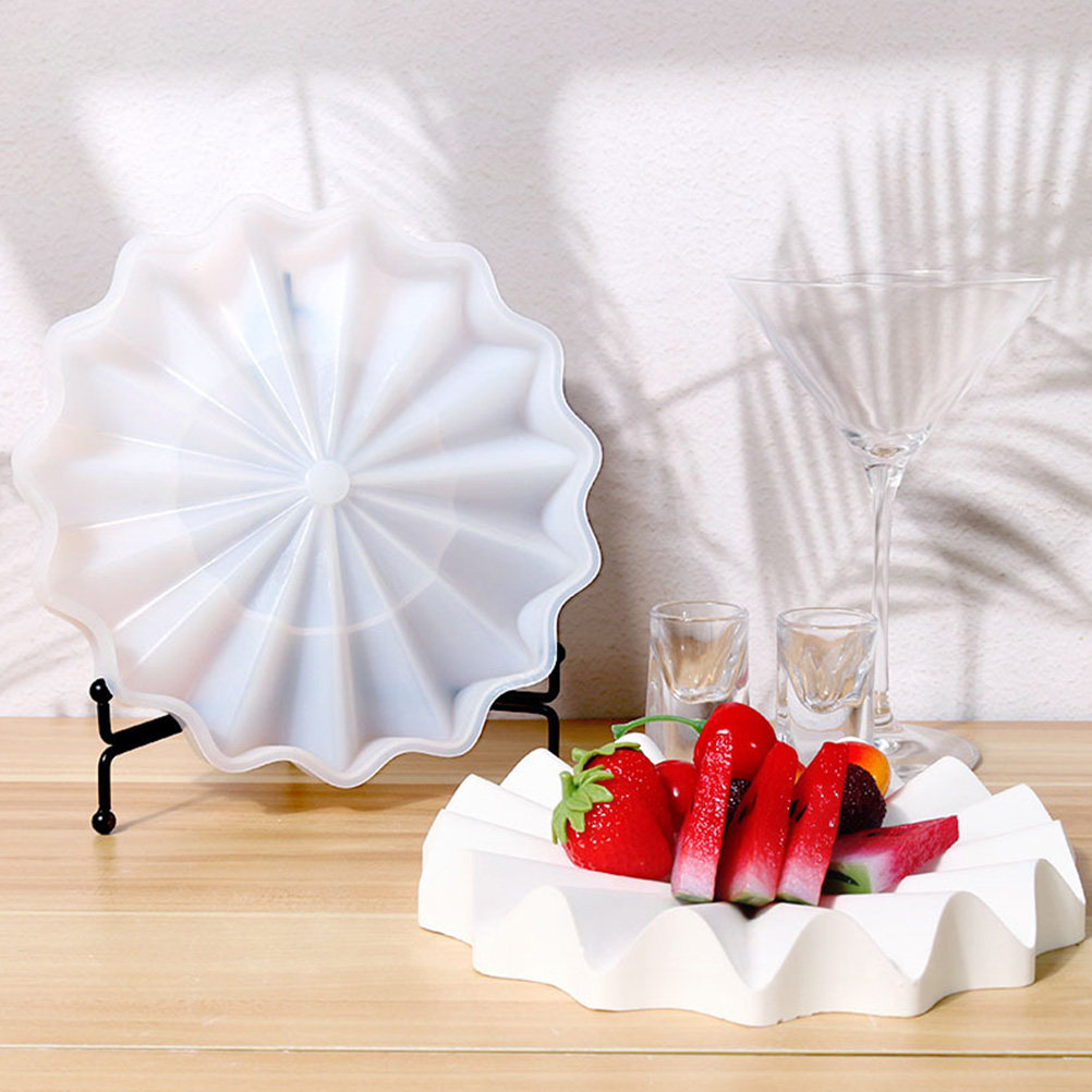 Serving Tray Mold - Molde de Silicone Flexível Premium para