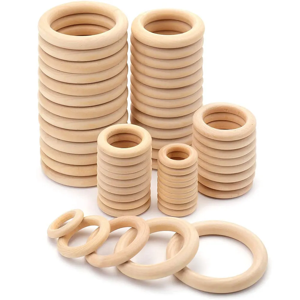 Wood Ring Blank - Anéis de Madeira Sólida Não Acabados