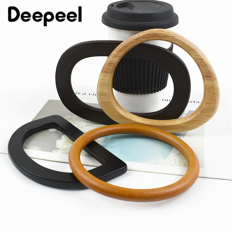 Wood Ring Blank - 2 pçs deepeel saco de madeira