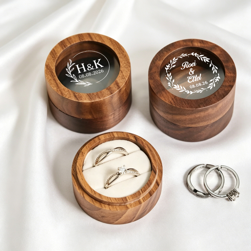 Caixa de Anel de Casamento Per - Wood Ring Blank avaliação e preço