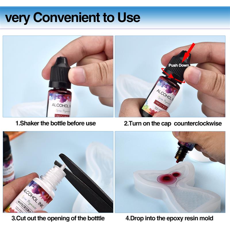 24 cores/conjunto 10ml resina  - Resin Pigment Set avaliação e preço