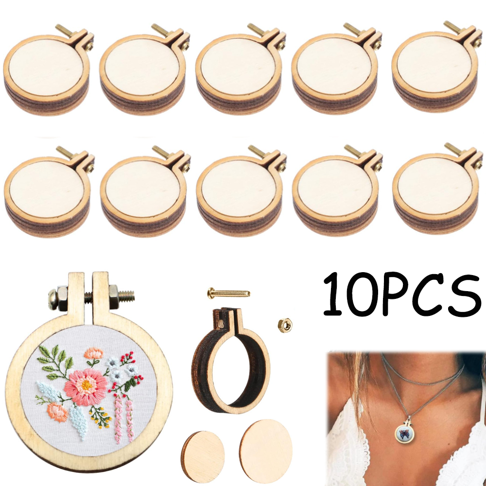 10 pçs/set de madeira mini bor - Wood Ring Blank avaliação e preço
