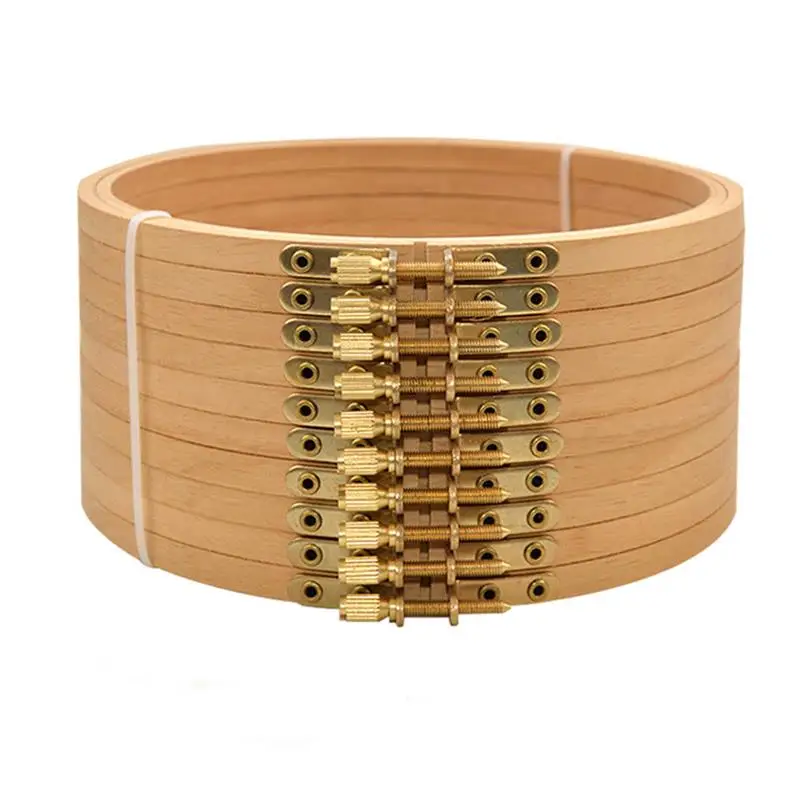 Aros de bordado de madeira de  - Wood Ring Blank avaliação e preço