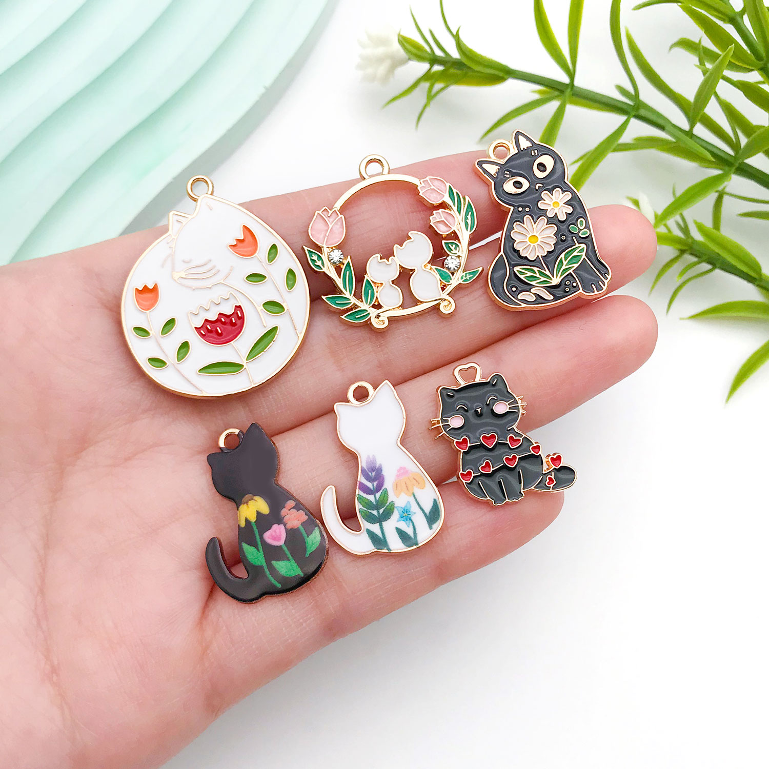 Conjunto de amuletos de gato p - Resin Craft Kit avaliação e preço