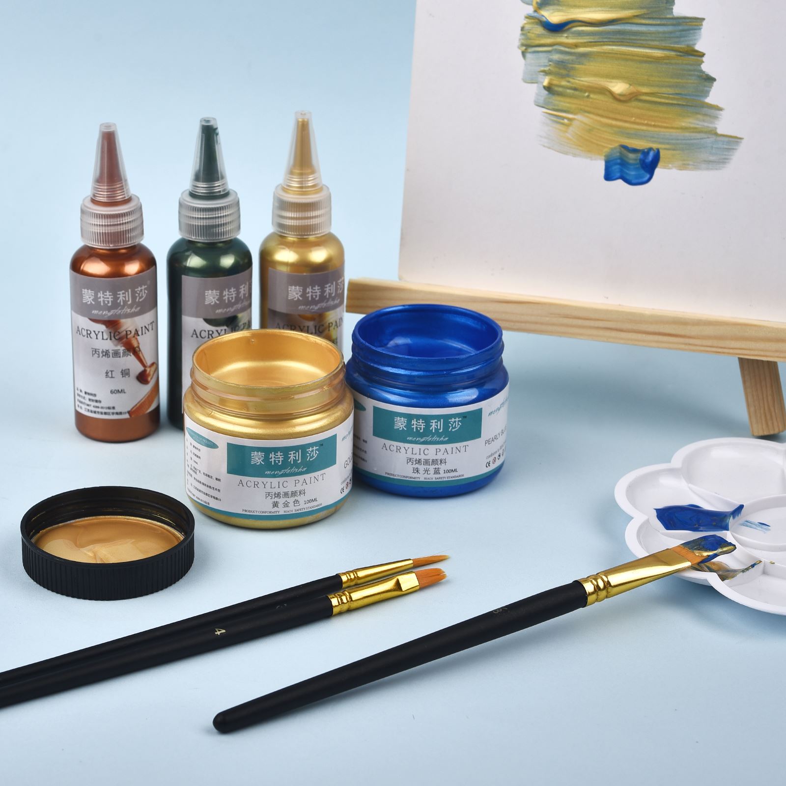 7 cores 60ml/garrafa metálica  - Resin Pigment Set avaliação e preço