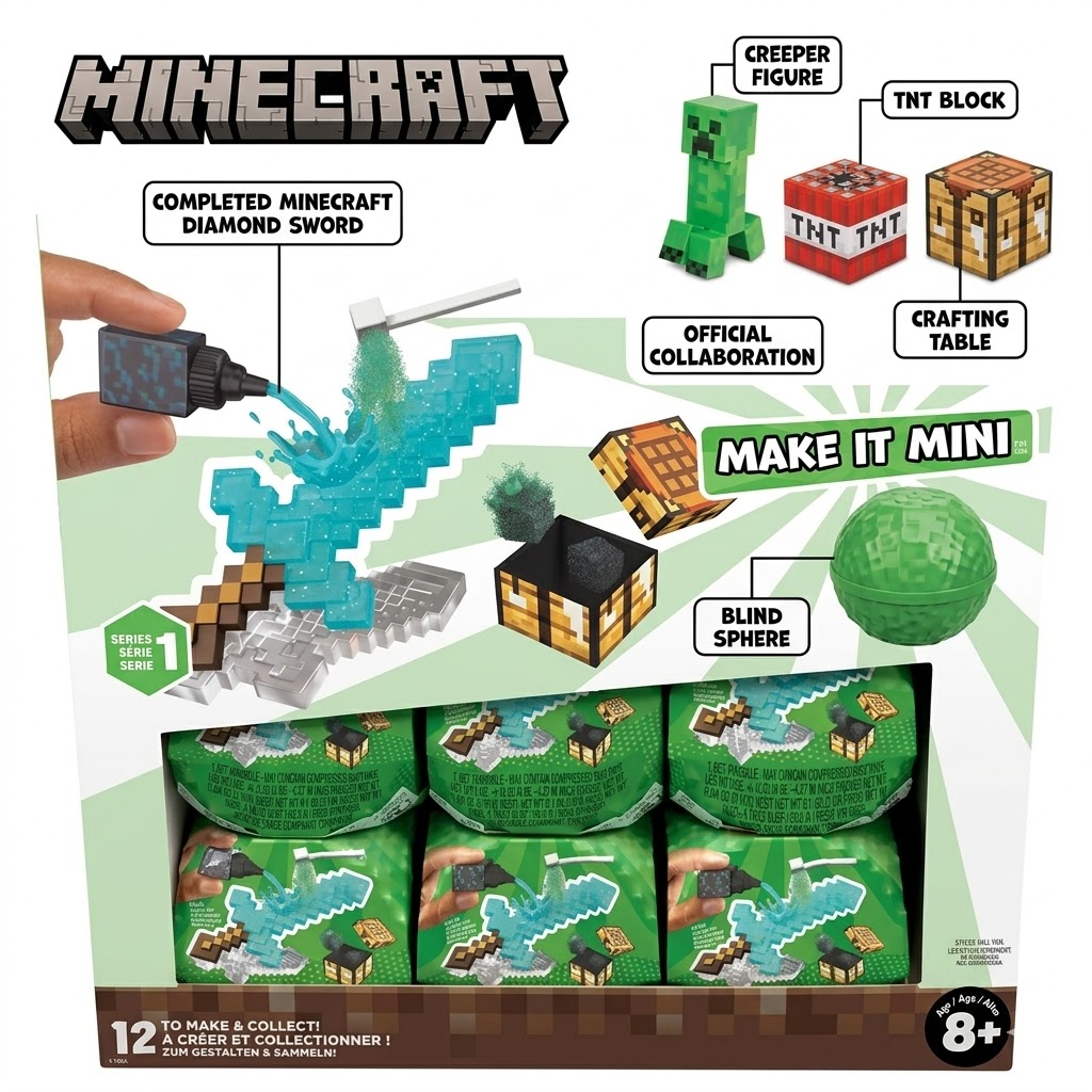 Original MGA Miniverse Minecra - Resin Crafting Minecraft avaliação e preço