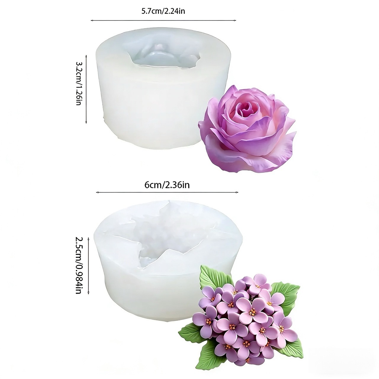 2 peças de moldes de silicone  - Crafting Resin avaliação e preço