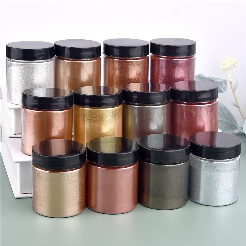 50g shimmer metálico ouro prat - Resin Pigment Set avaliação e preço