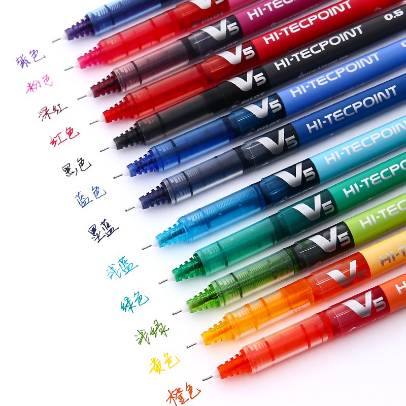 1 pçs piloto v5 caneta rolo lí - Pilot Pen V5 avaliação e preço